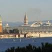Venezia, nave abbatte punta della Dogana